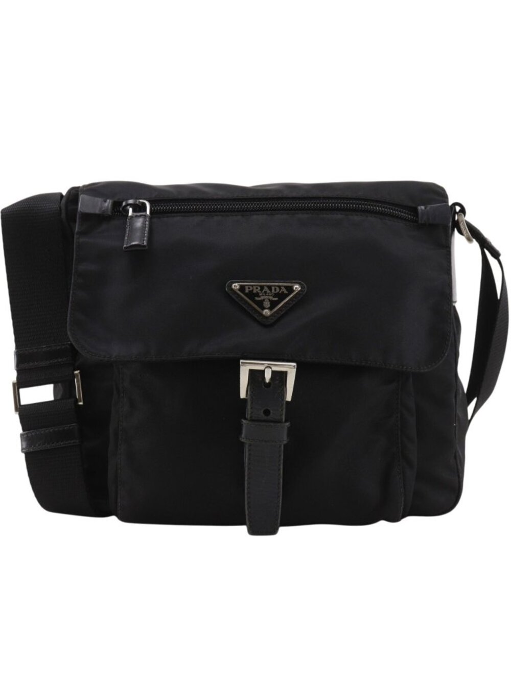 Prada Nylon Black Shoulder Bag
